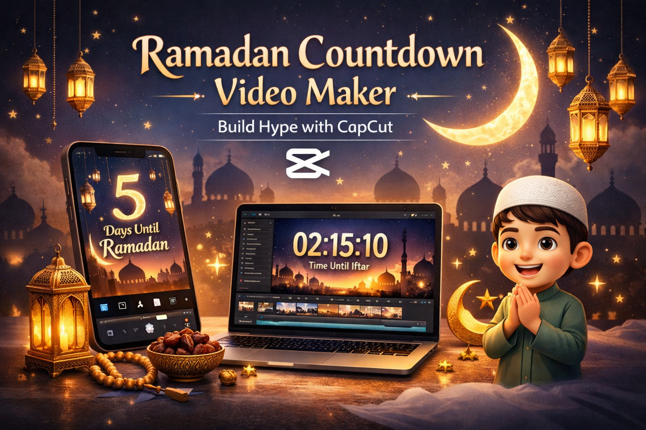Pembuat Video Countdown Ramadan