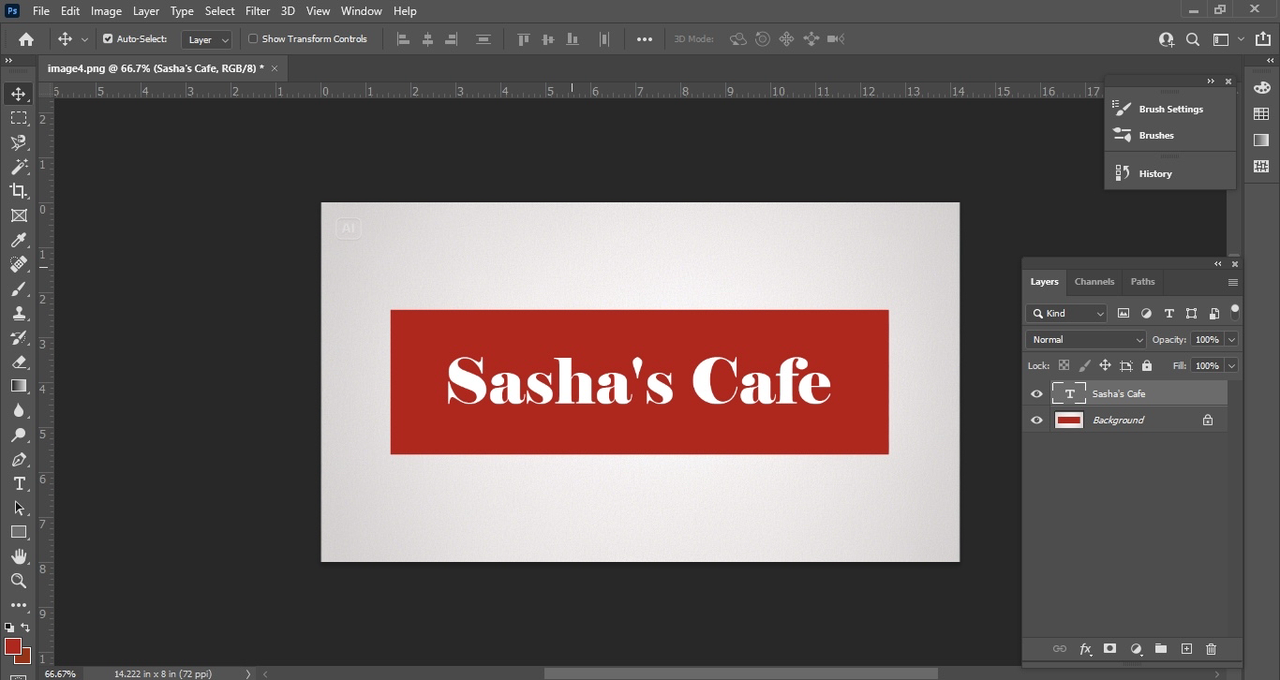 Save your image with changed text