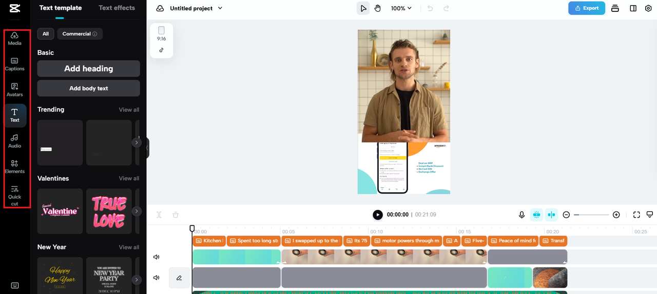 Smart tools for creating refined content