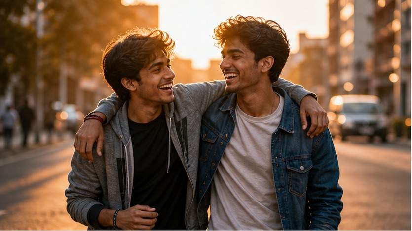 Friendship Photo Prompt ChatGPT example 1
