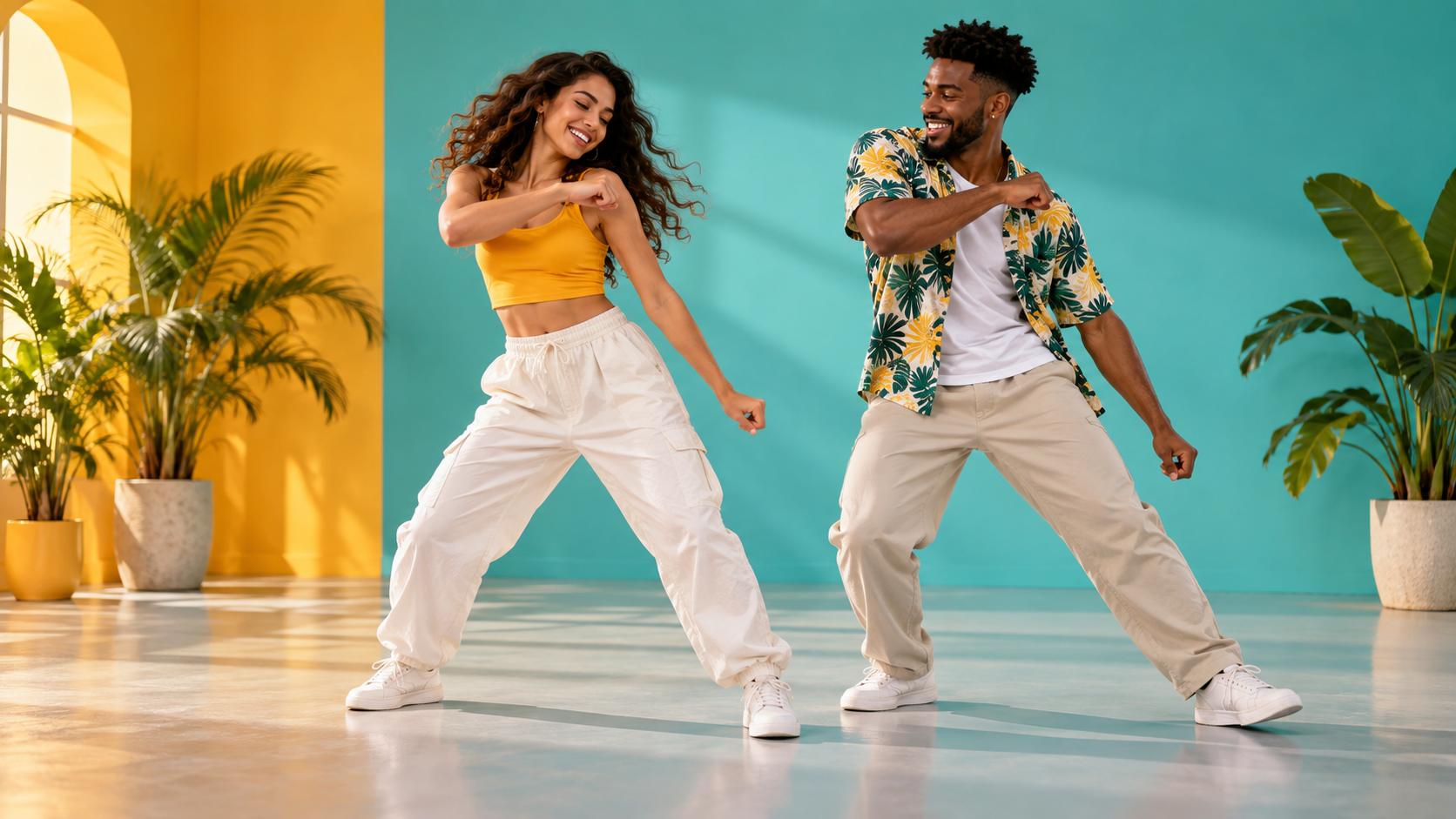 Obiectivele dansează AI: Tropical Studio Dance