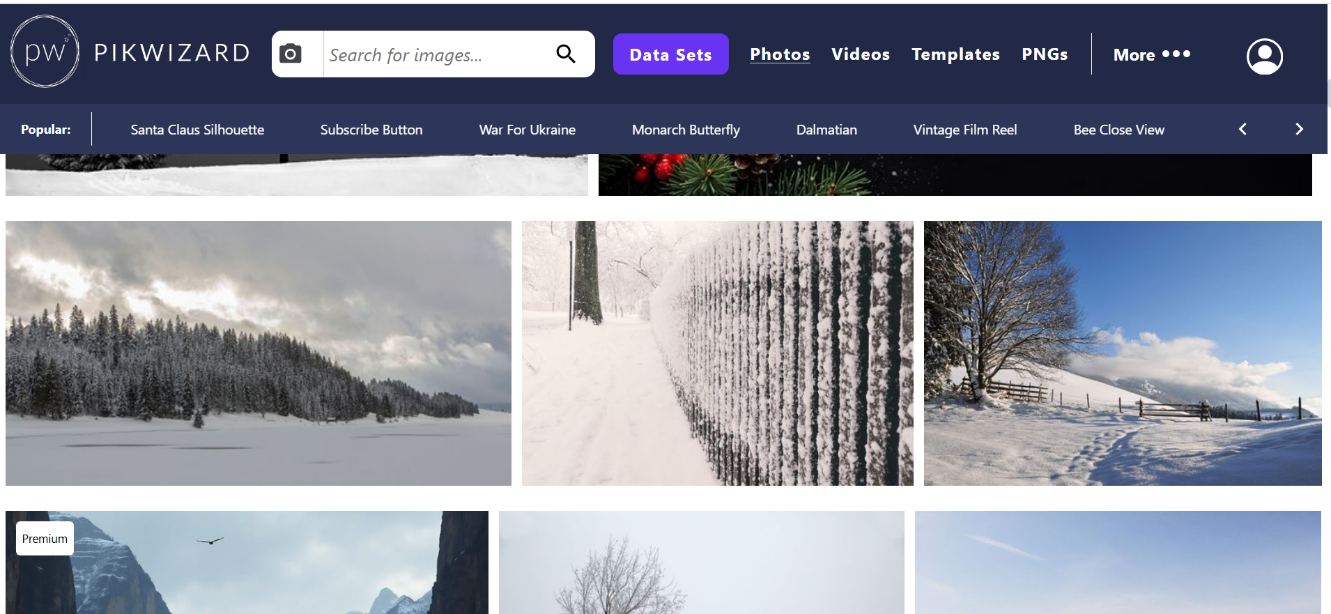 Get free Facebook cover photos for winter with Pikwizard