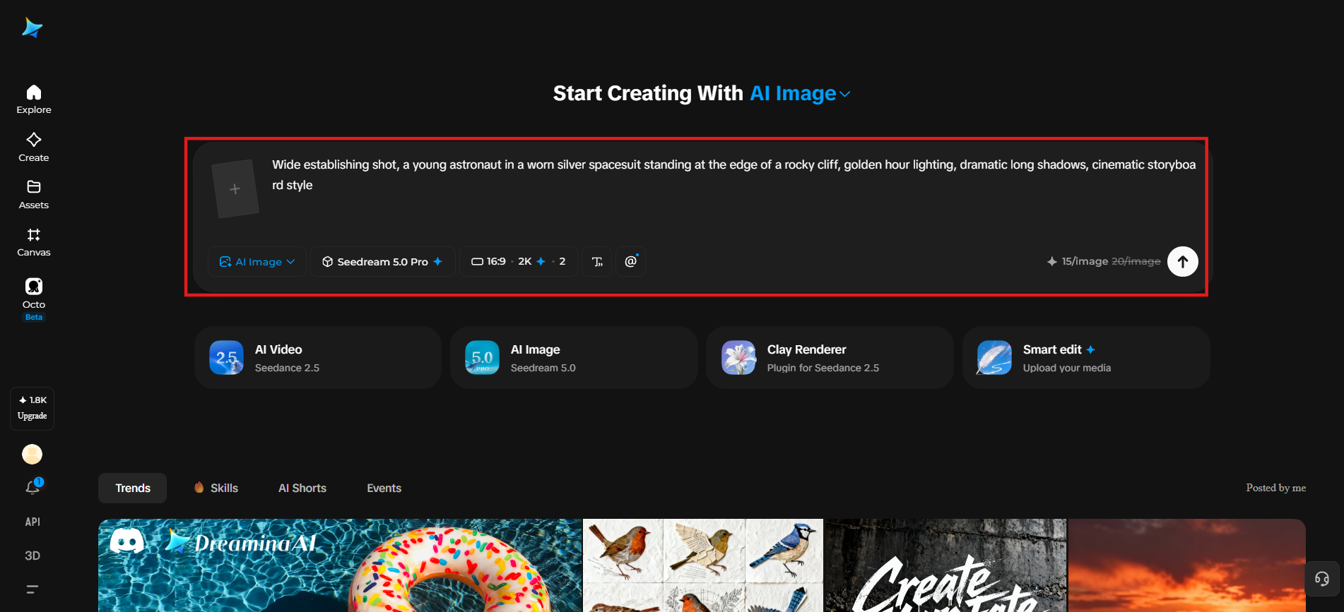 Generate your key storyboard frames