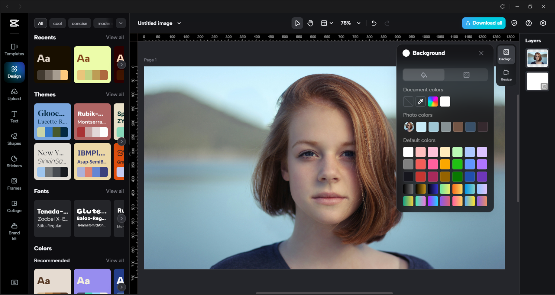 Schnittstelle des CapCut Desktop-Video-Editors - einer der besten automatischen Foto-Editoren