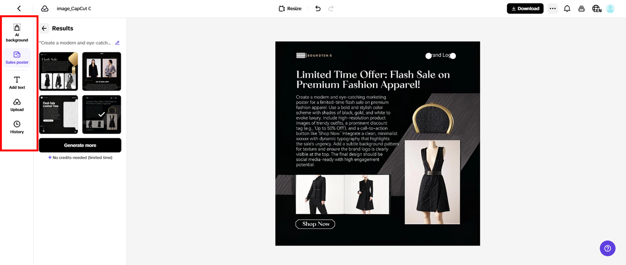 Customize your poster