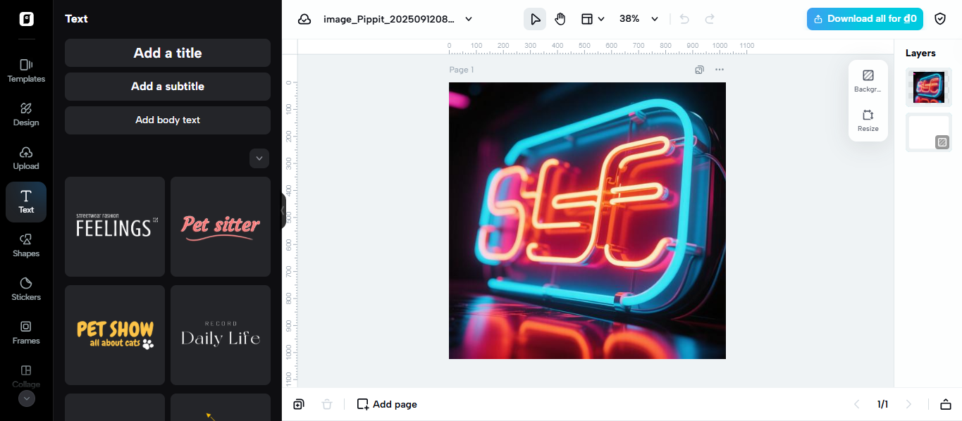 Masaganang mga tool sa pag-edit