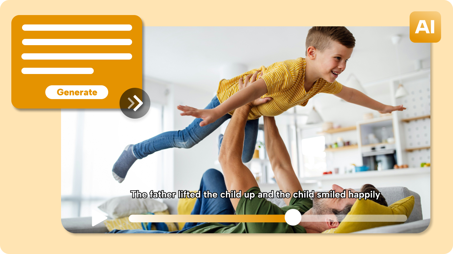 how to create a text video