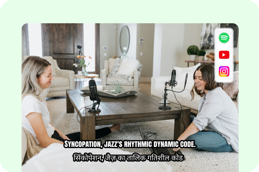 CapCut's Hindi to English translation for podcasts