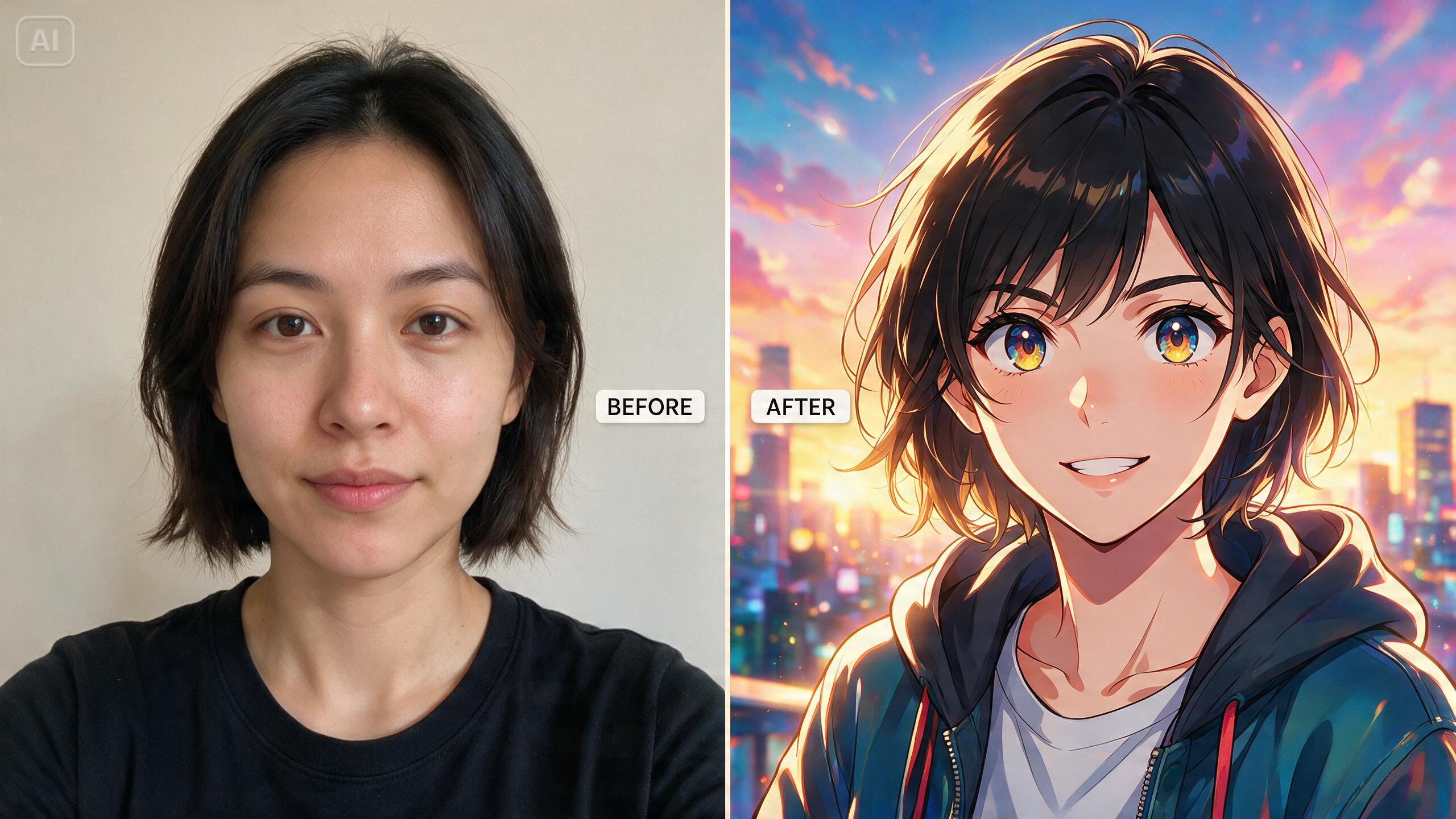 Aufforderung zur Eingabe eines DP im Anime-Stil