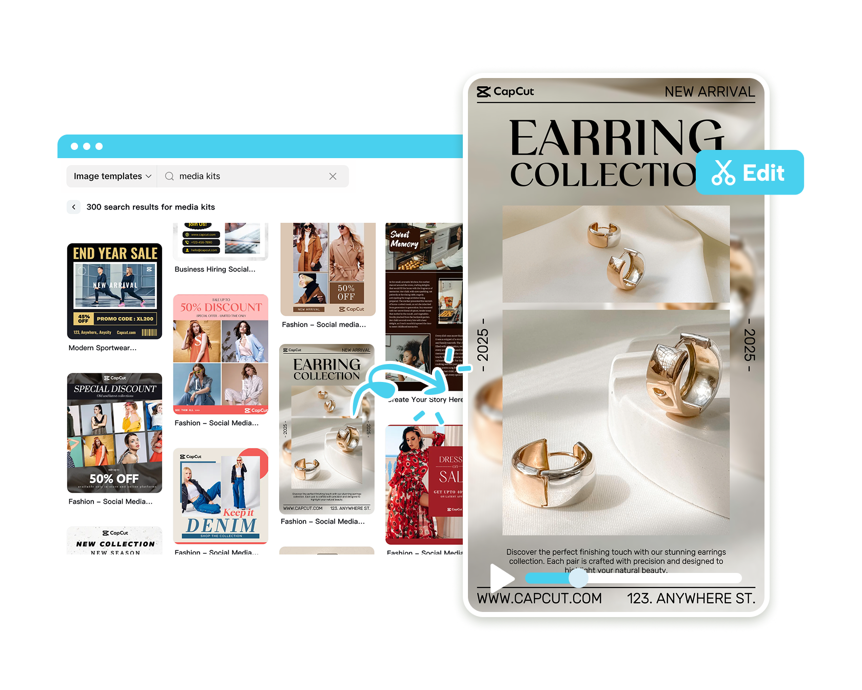 Free Media Kits Template Online
