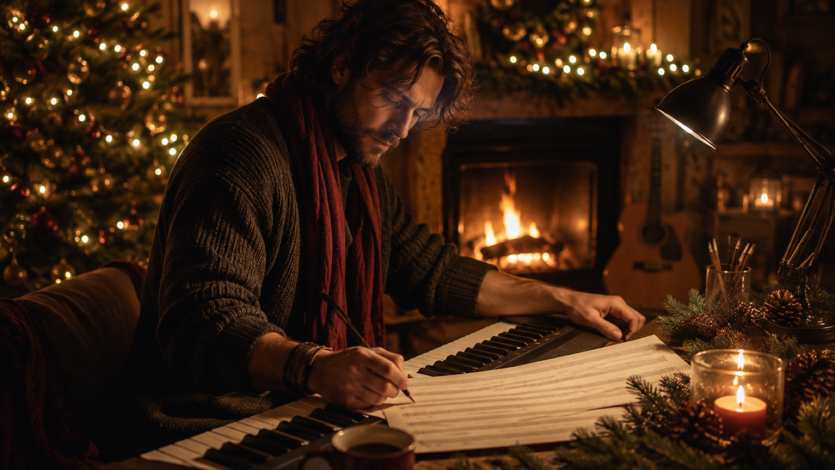 composing Christmas music feature — Refine the final key frame