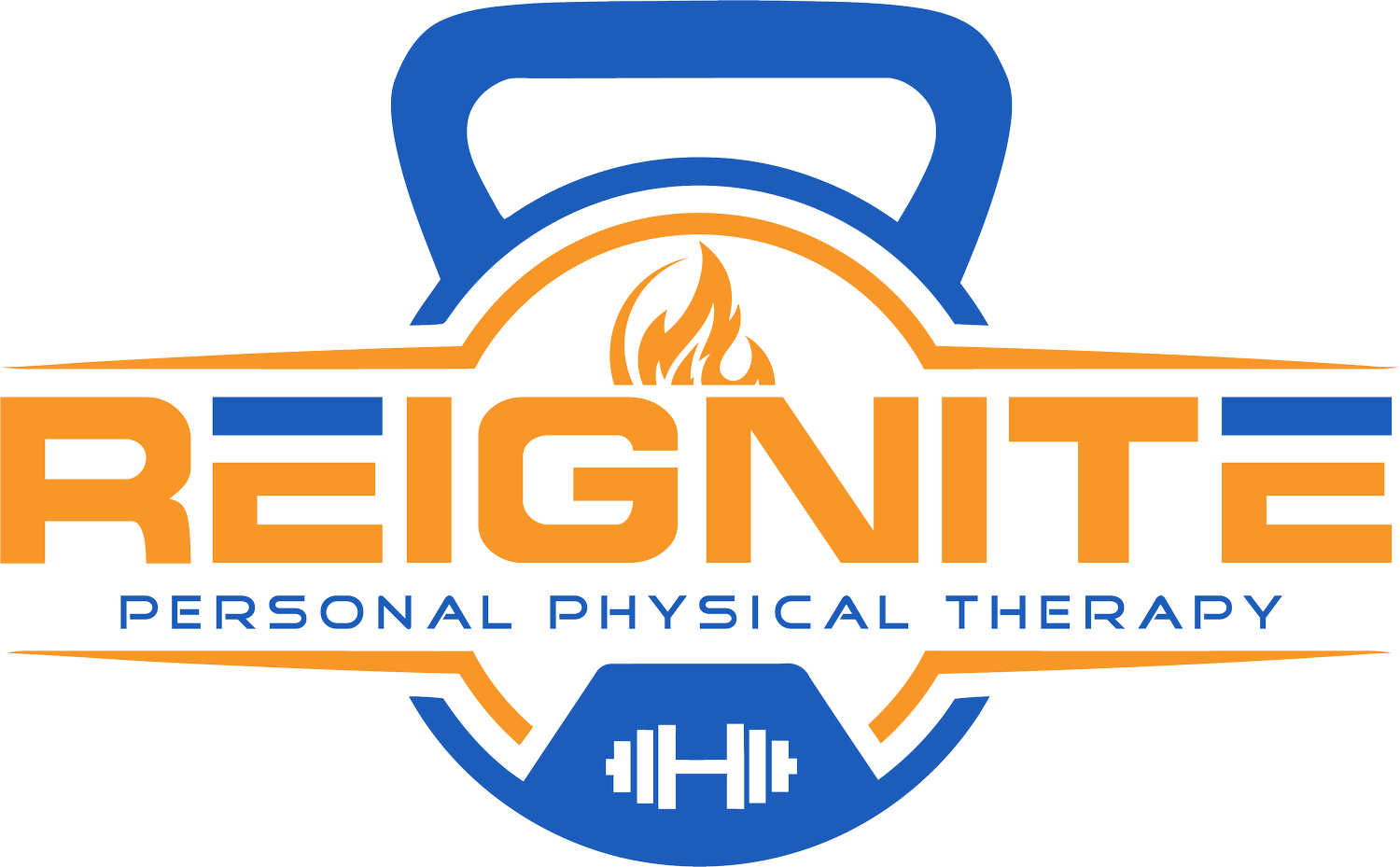 Reignite - design de logotipo para saúde e fitness