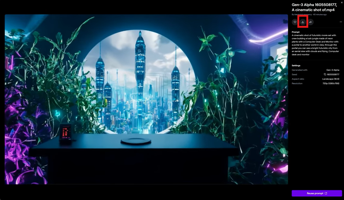 ดาวน์โหลดวิดีโอ