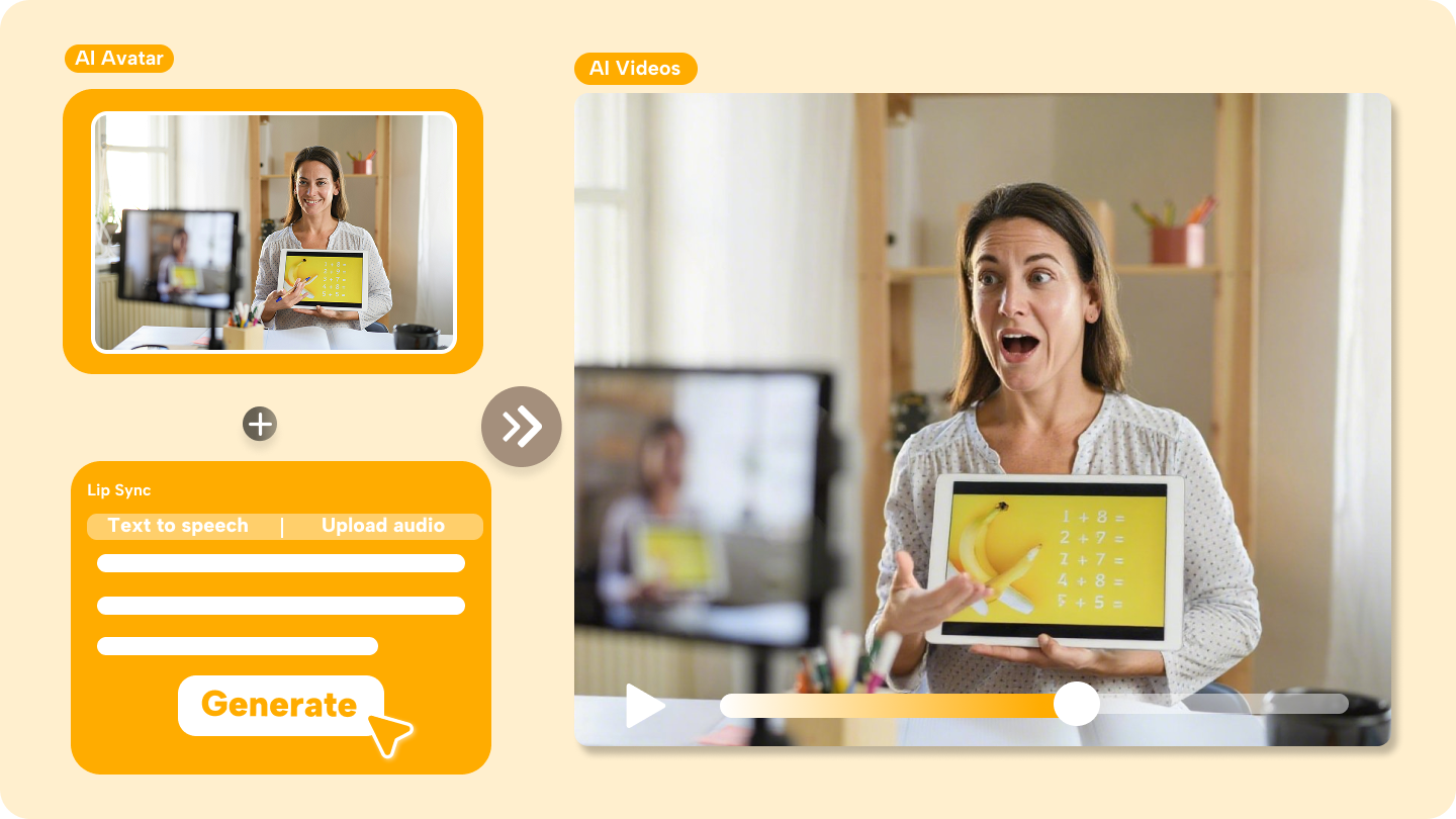 gerador de vídeos de treinamento com IA
