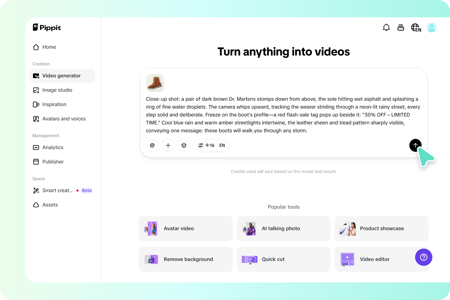 Step 2: Add audience details and choose video settings
