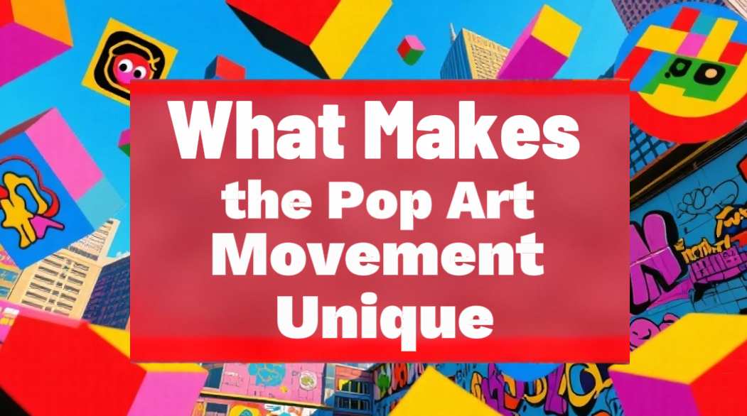 What gives pop art its distinct identity