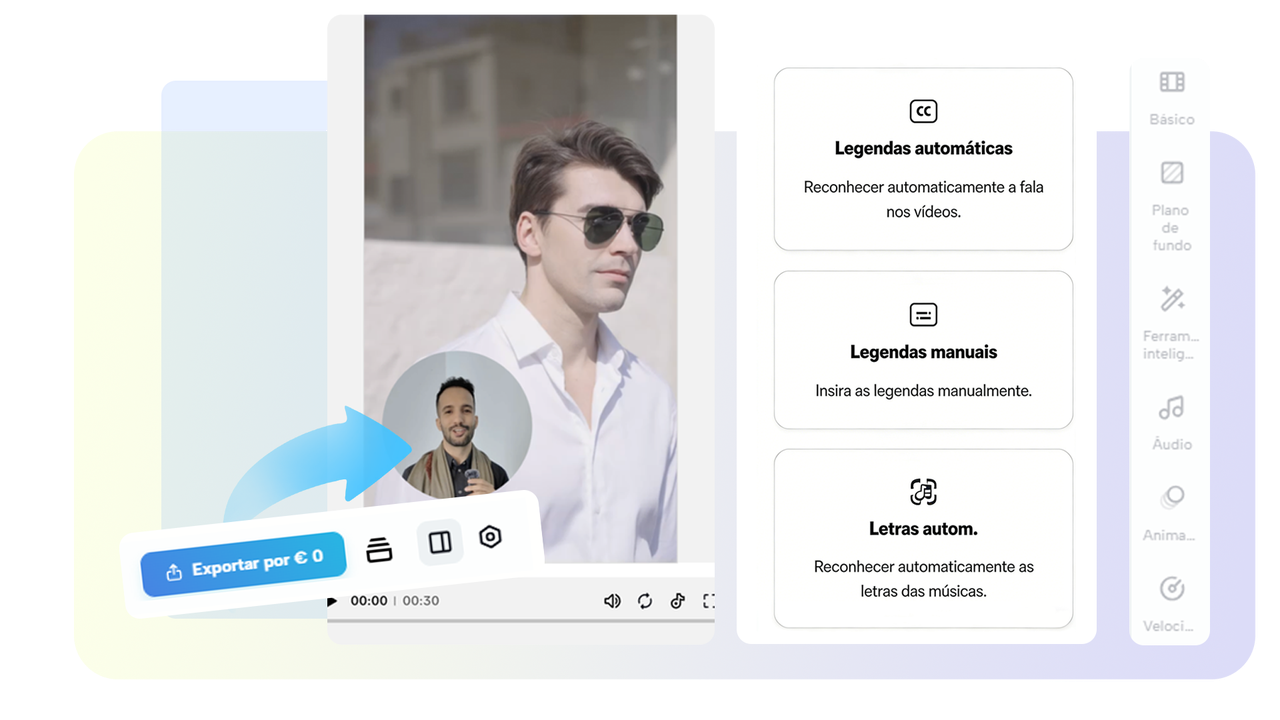 Editor de legendas online personalizando estilo