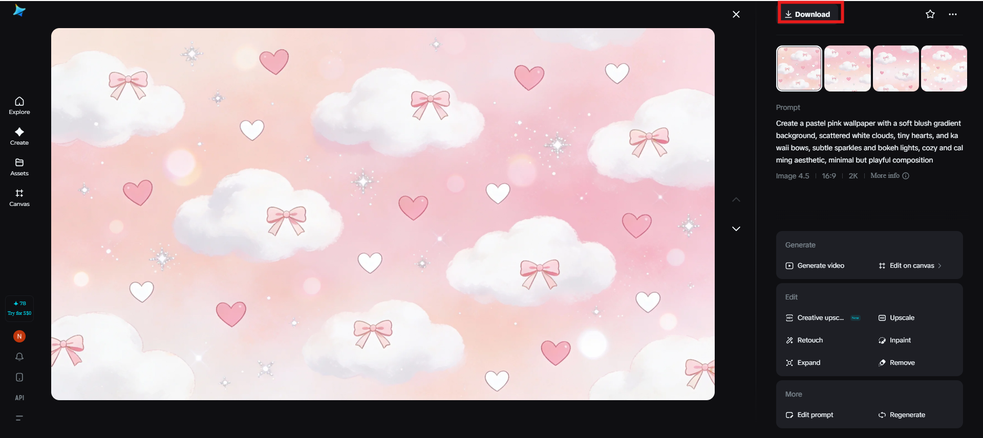 Download the final image