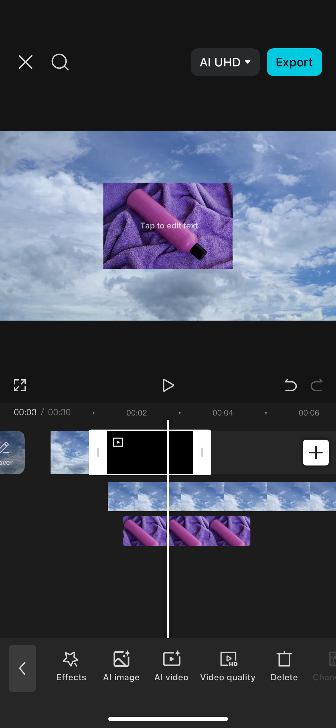adicione sobreposições ao seu vídeo
