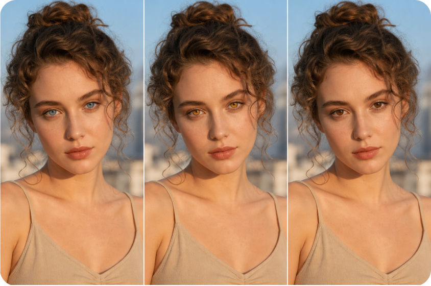 Find the perfect contact lens shade risk-free