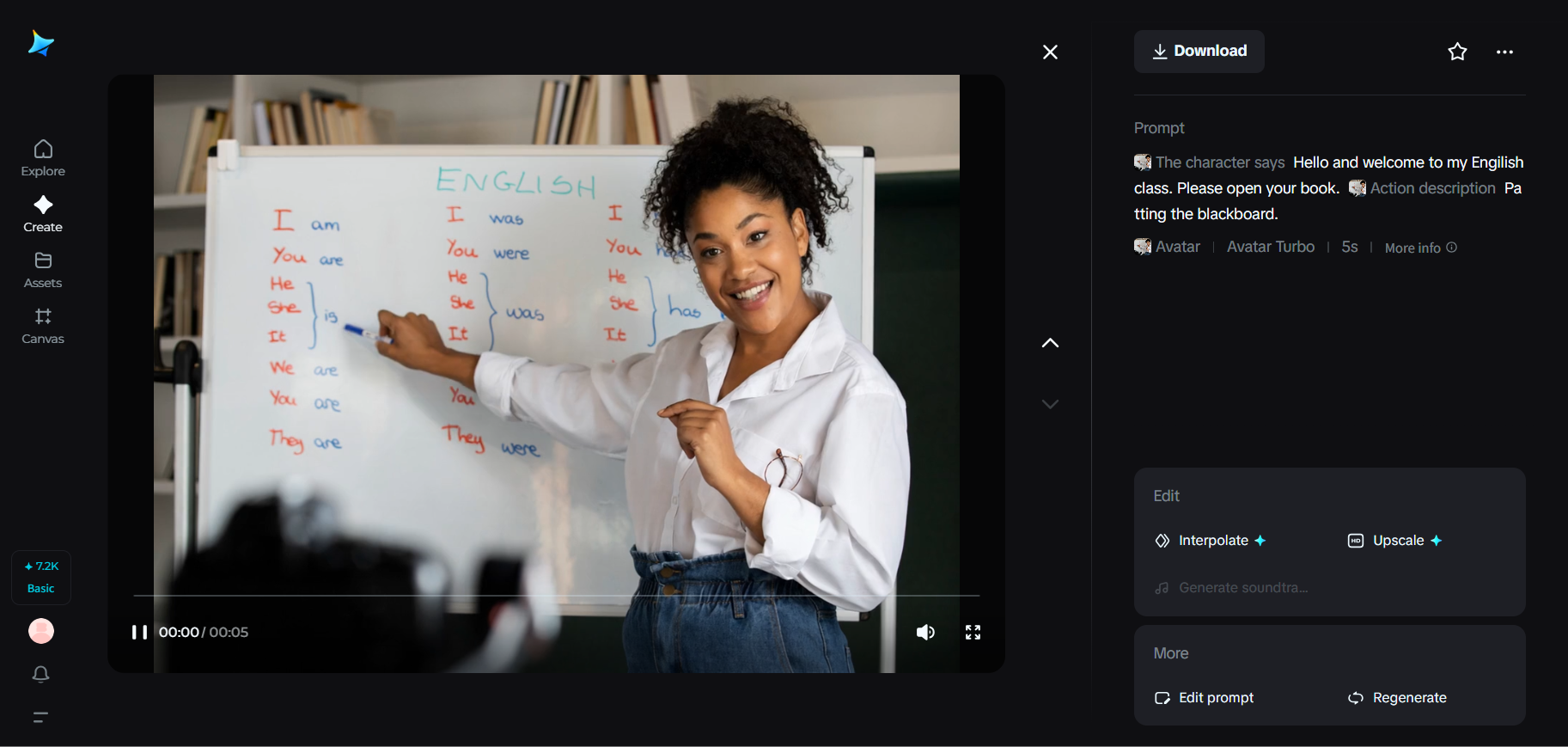 Dreamina virtual tutor AI