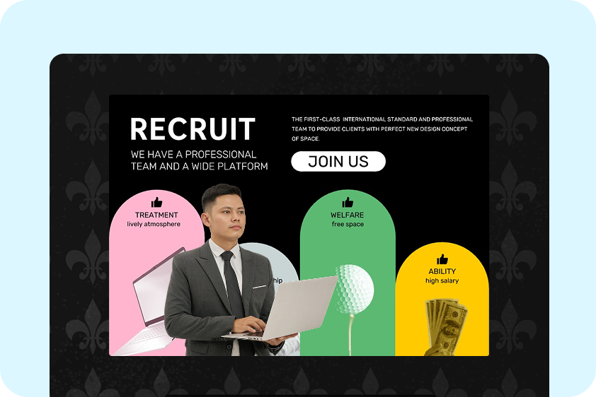 Professional presentation background editing in CapCut