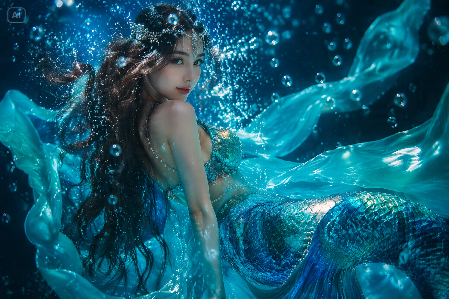 underwater ai photo