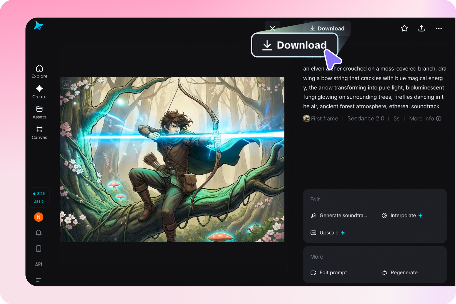 Ladda ner videoklippet för AI-kamp