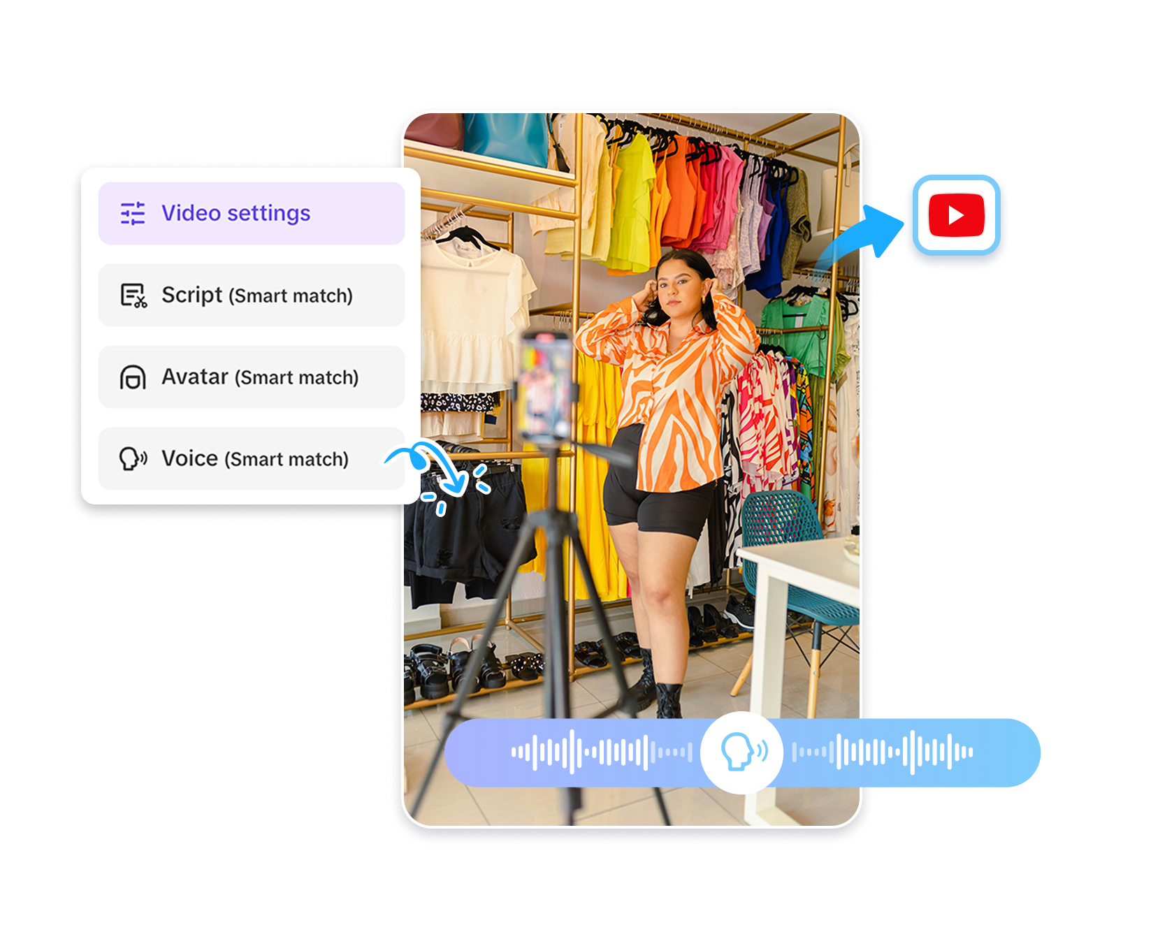 Creador de videos de IA para youtube