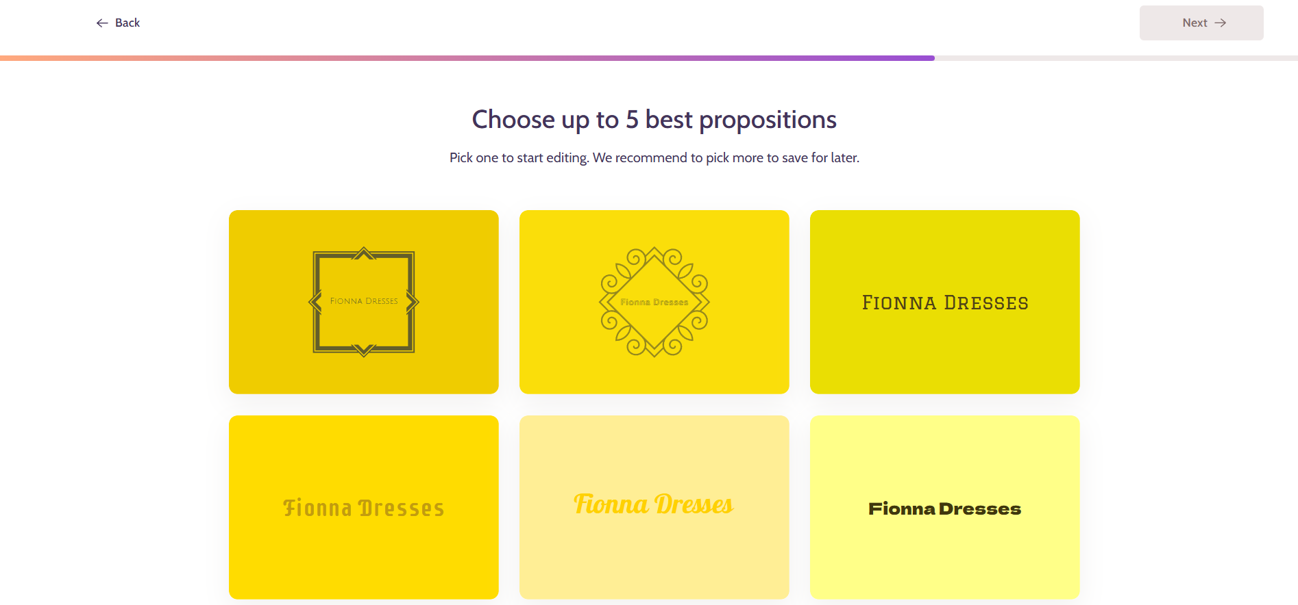 Designs.AI interface