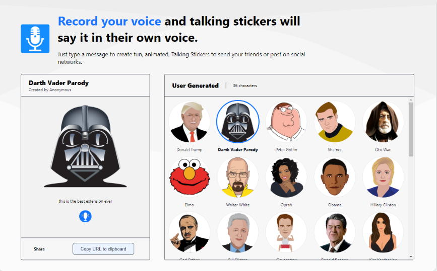 Celebrity - voice changer for Chromebook
