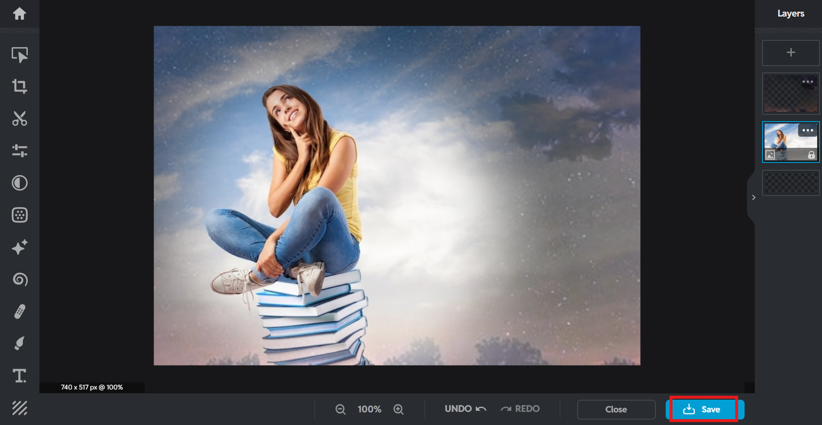 Scarica la tua immagine