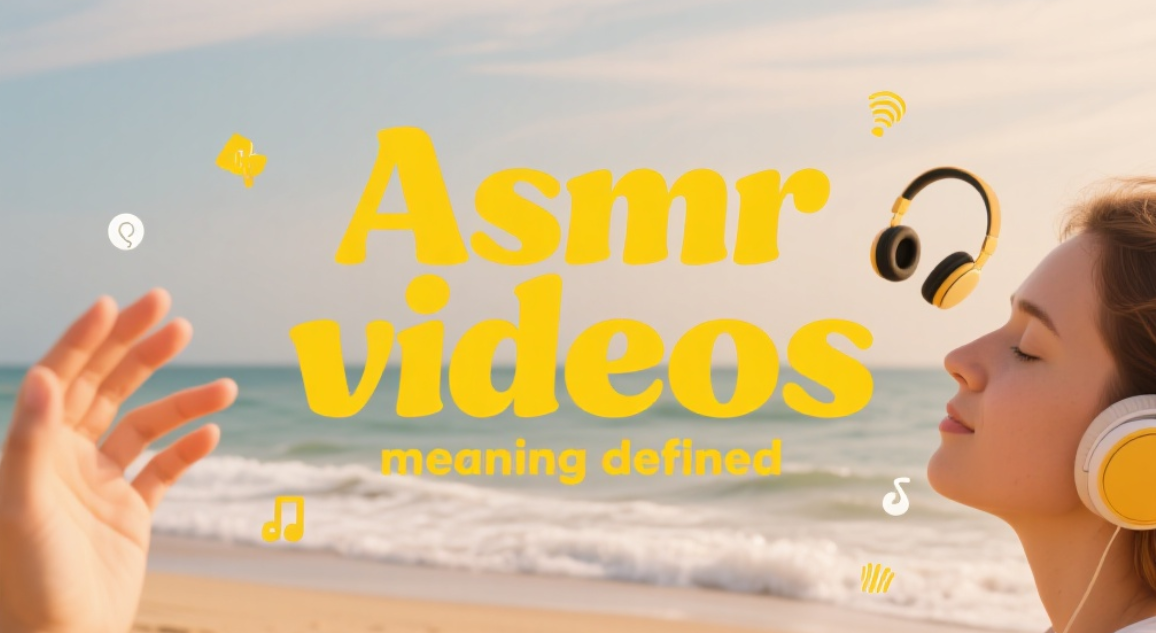 Ang kahulugan ng mga video ng ASMR.