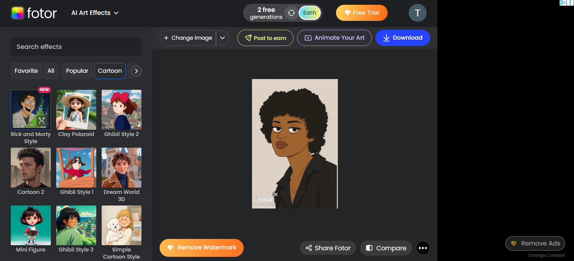 cartoon profile pic maker