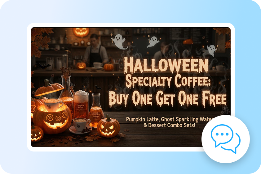 Fun Halloween visuals that boost comments and shares