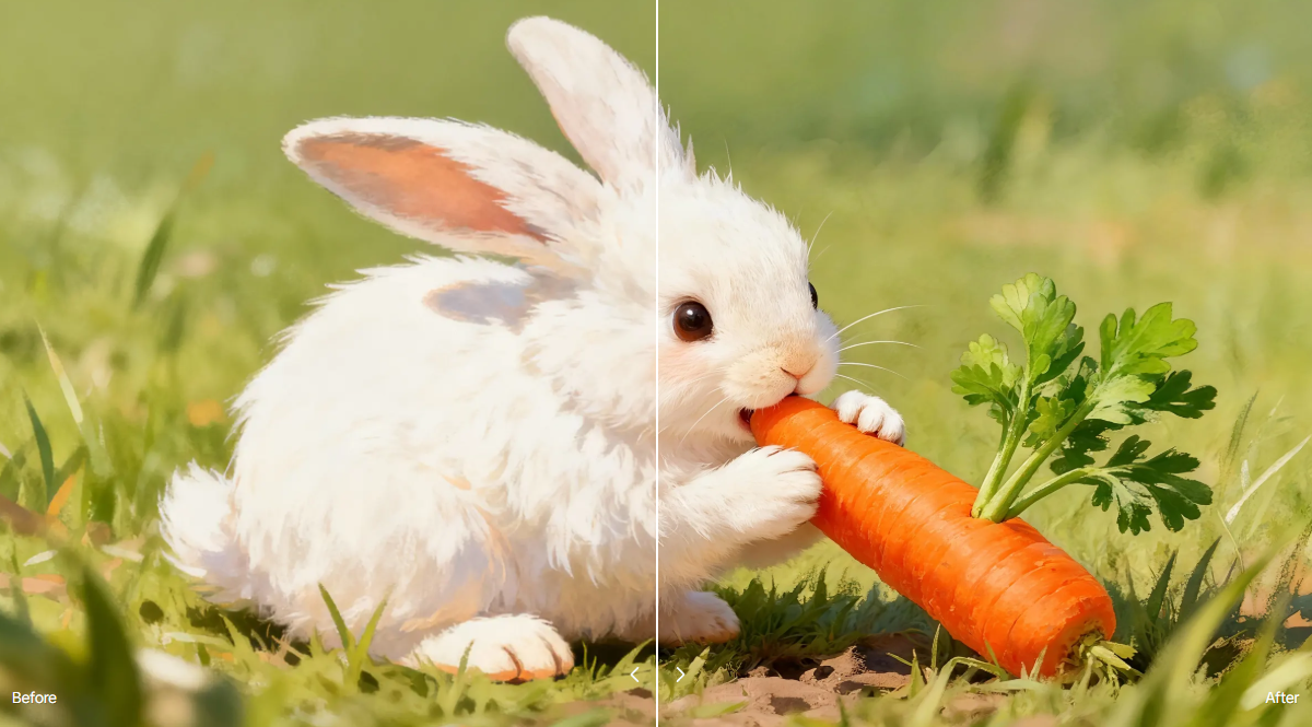 Creative upsacle feature in Dreamina