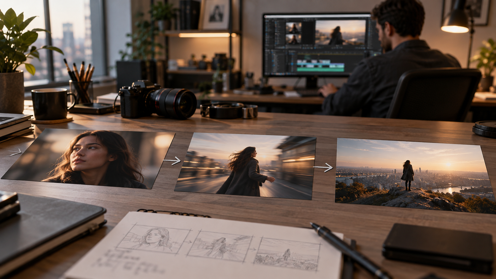 A Tiny Paper Garden Opens in One Continuous Shot example for instagram viral ai video editing tutorial