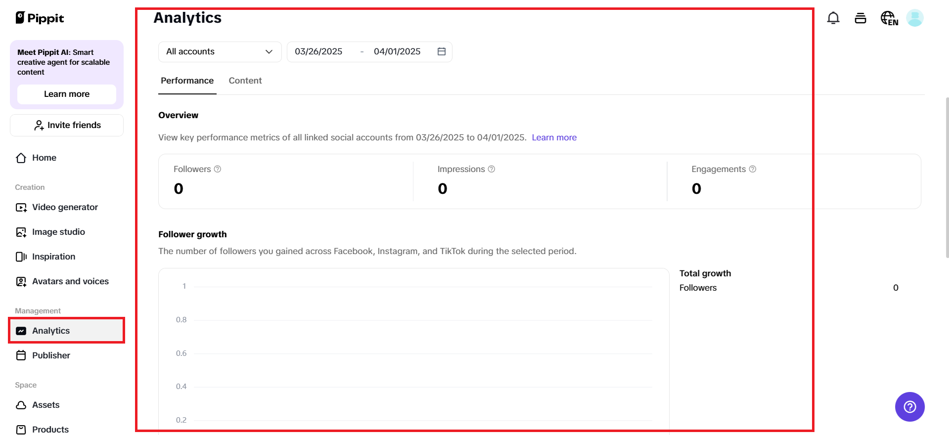 Built-in analytics