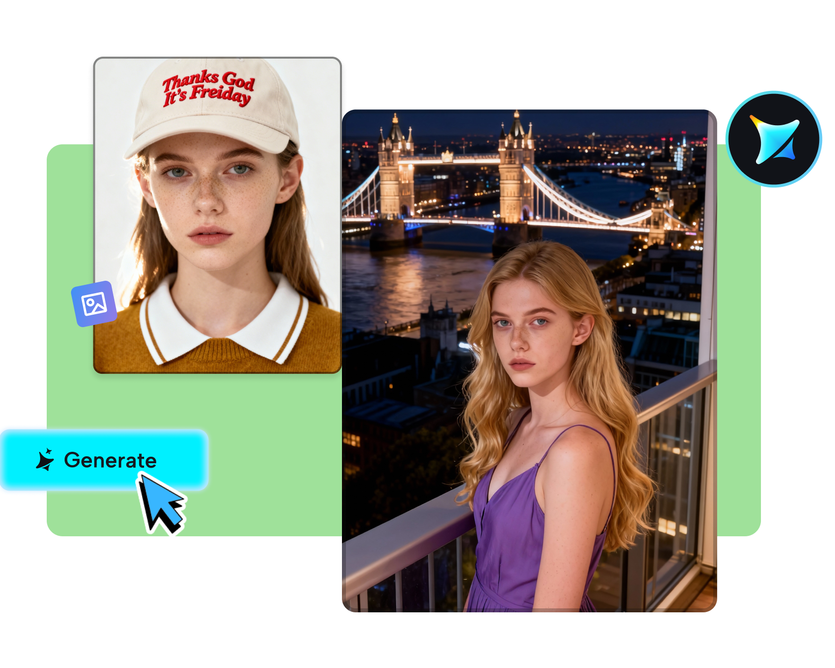 เครื่องกำเนิดภาพถ่าย AI ฟรี