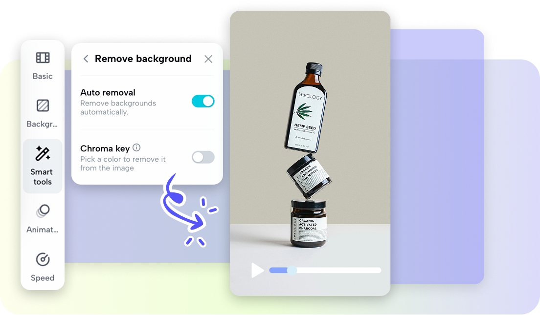 smart editing tools in Pippit