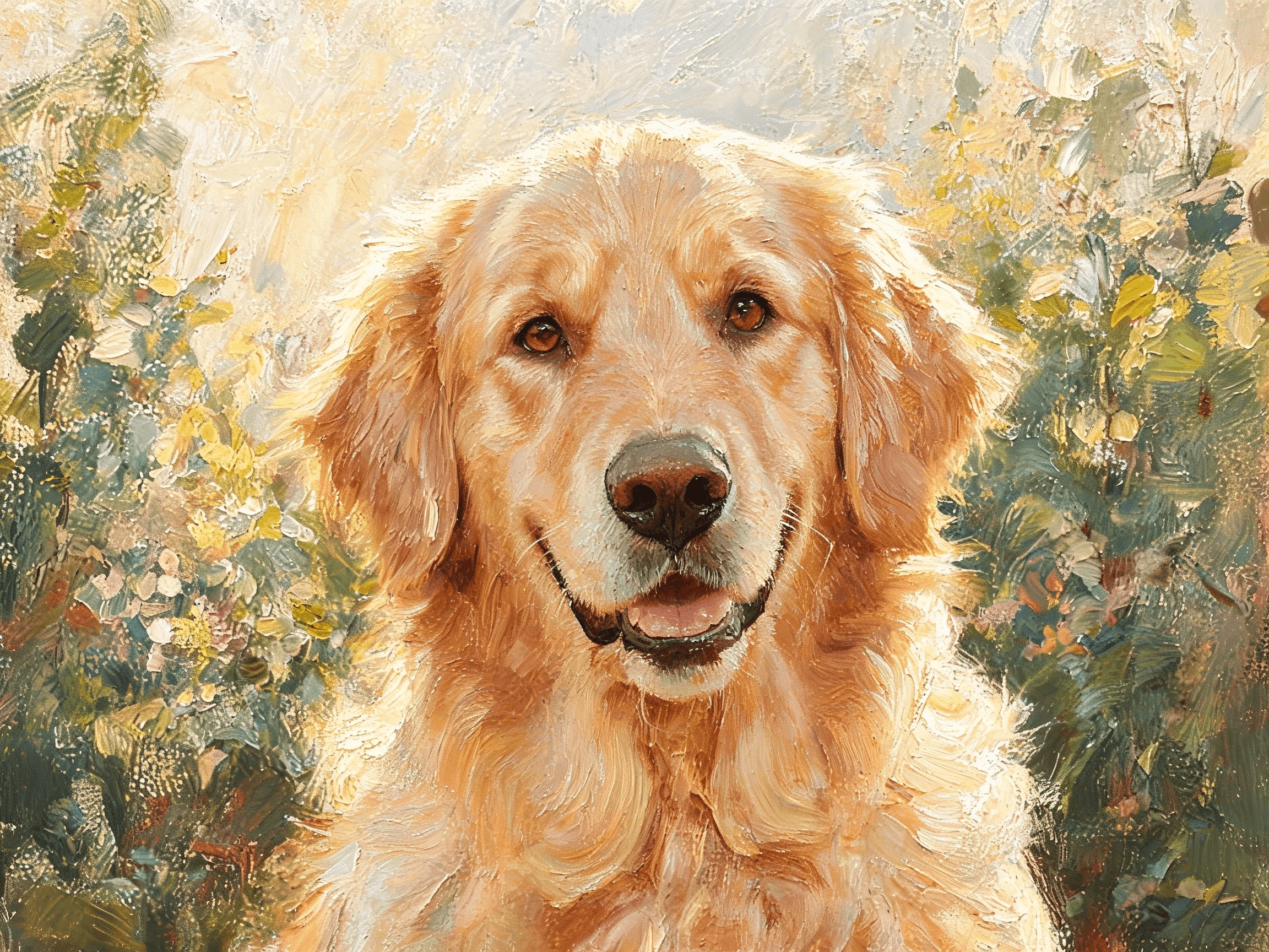 Pet portrait creation