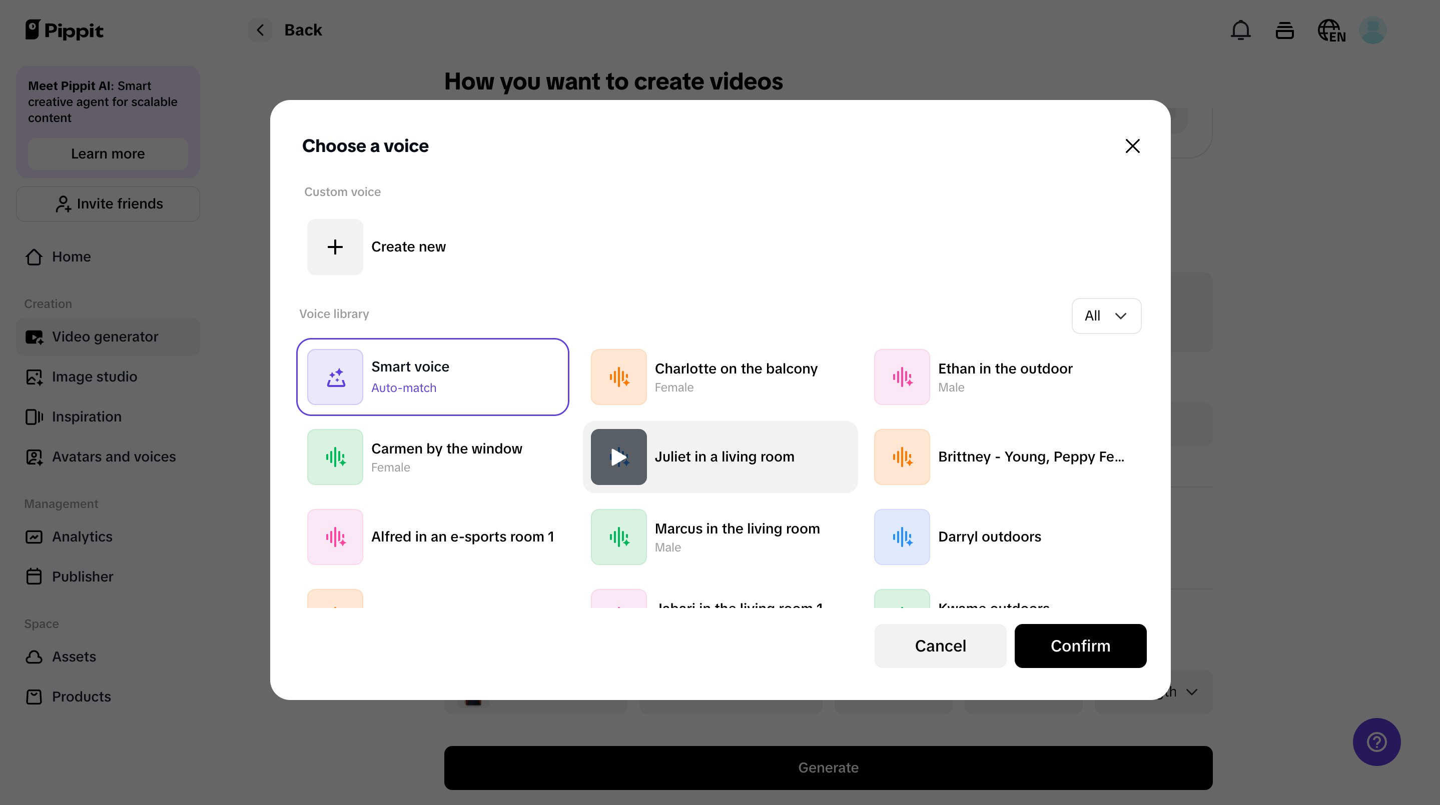 Realistic voice narration