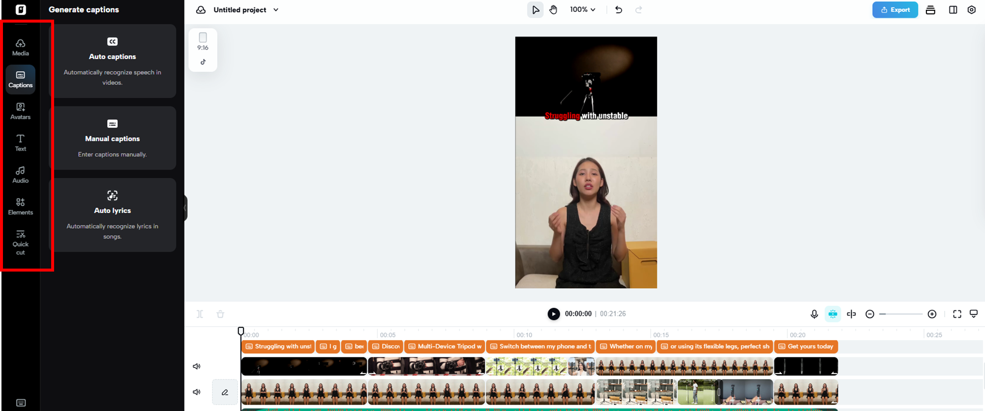 Edit and refine your video