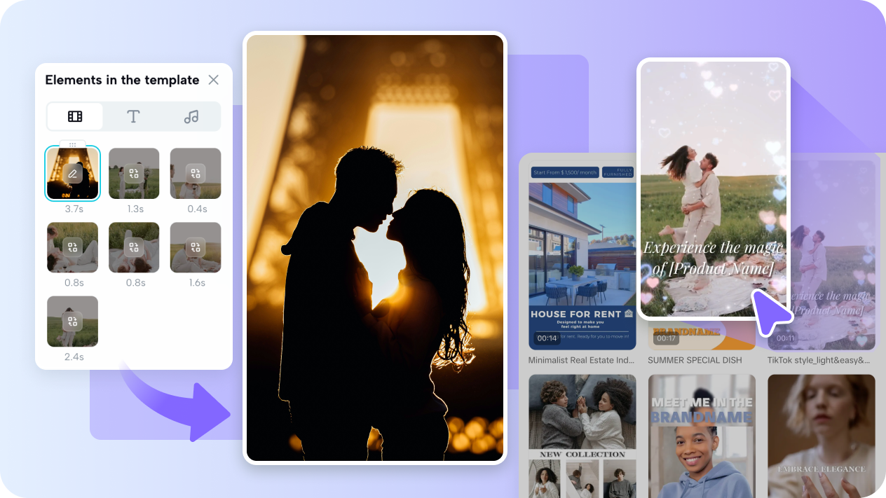 Template kisah cinta