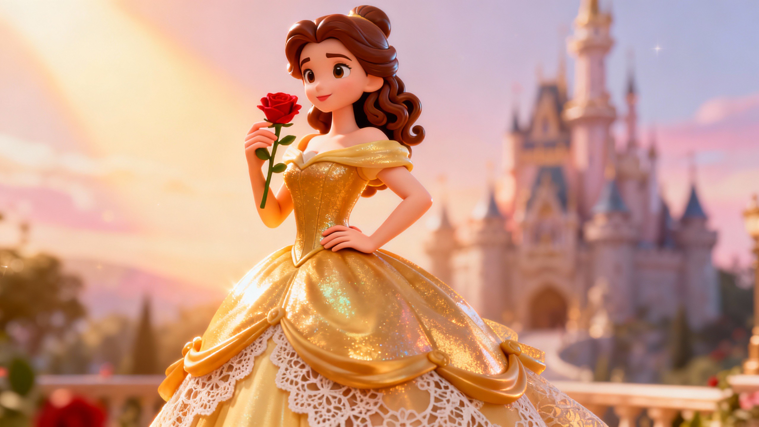 Anime character 3D figurines