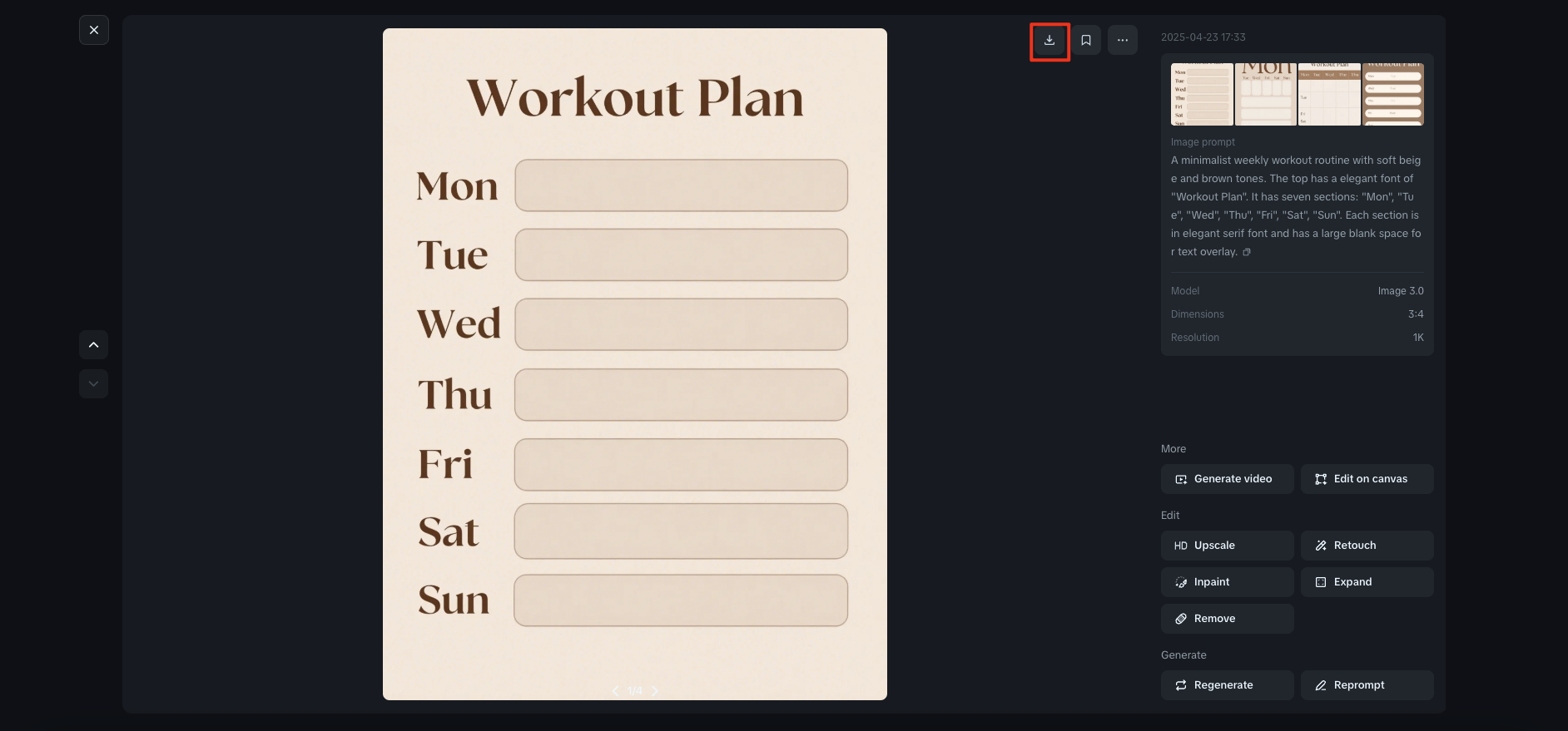 Download your free custom workout plan