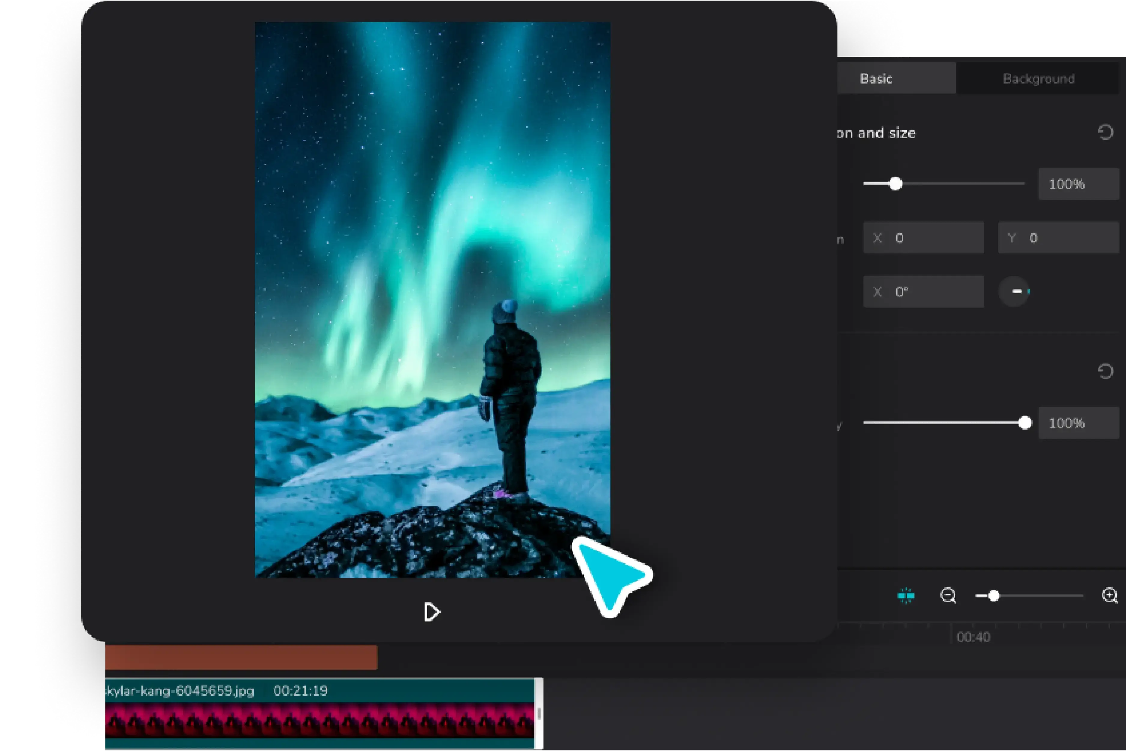 I-edit ang iyong footage