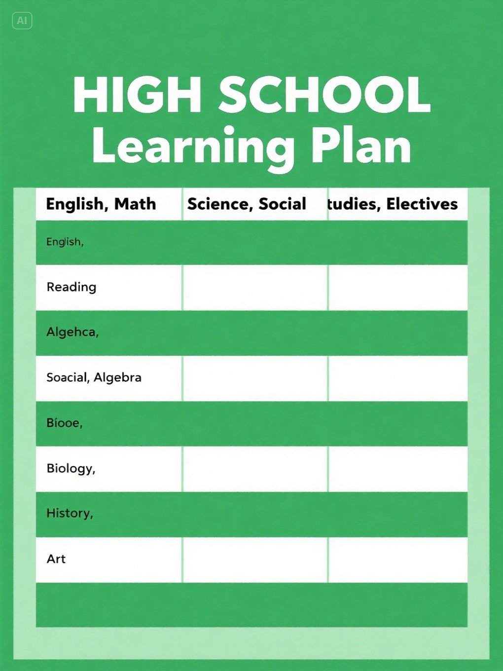 weekly lesson plan template
