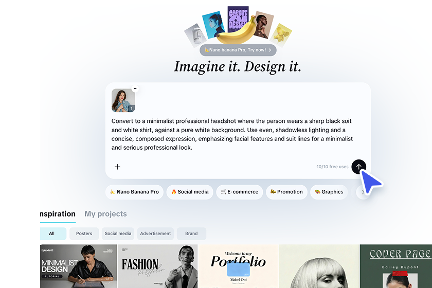 Enter the prompt and generate your LinkedIn profile