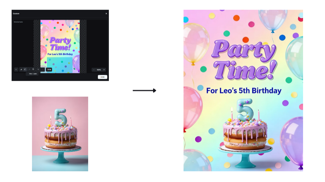 Interactive editing feature in Dreamina